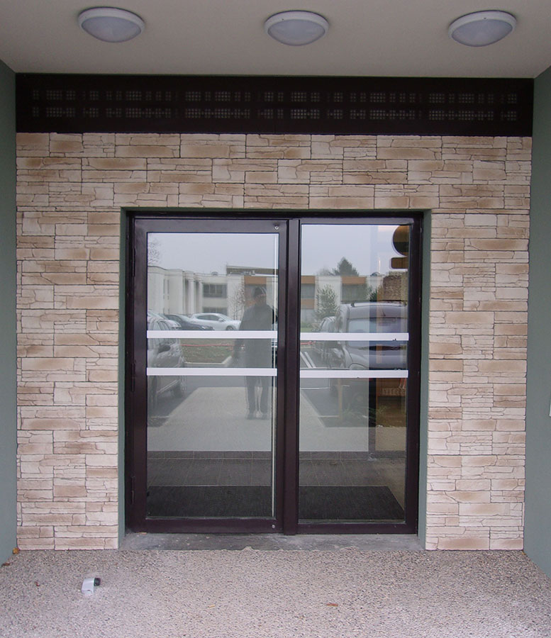 Portes alu protection esthétique